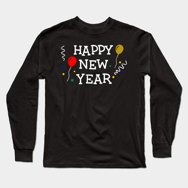 Happy New Year 2024 Long Sleeve T-Shirt by aborefat2018